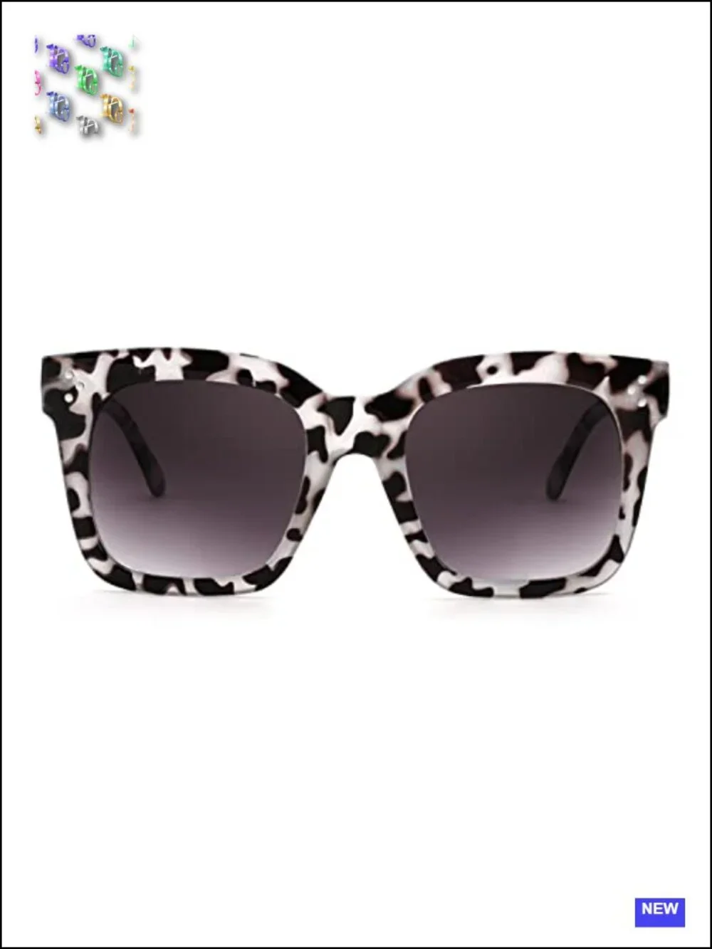 Vintage Butterfly Sunglasses for Women UV400 Protection Oversized Square Frame